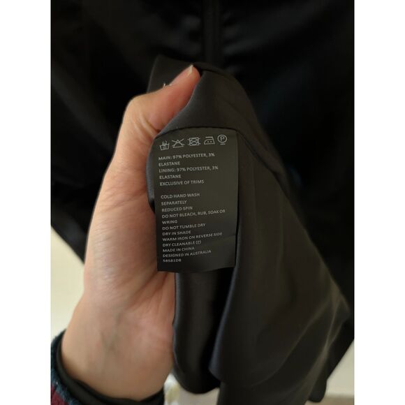 NWT Bardot veda draped satin midi black dress Women's Size S US 4 - Picture 9 of 14